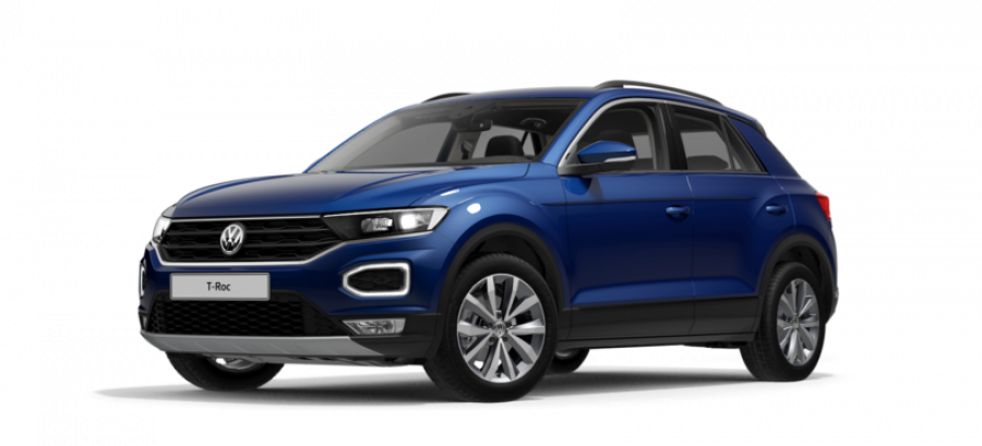 Volkswagen T-Roc, Maraton Edition 1,0 TSI 6G, barva modrá