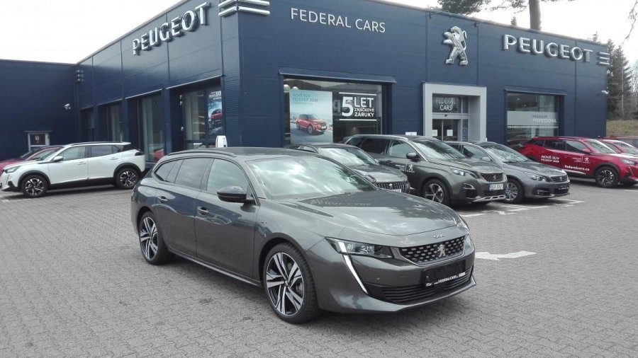 Peugeot 508, SW GT BlueHDi 180 S&S EAT8, barva šedá