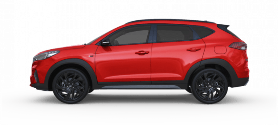 Hyundai Tucson, 2,0 CRDi 136 kW (diesel) 6 st. man 4×4, barva červená