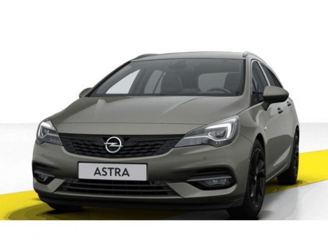 Opel Astra, Elegance 1,2Turbo 145koní + ZP, barva šedá