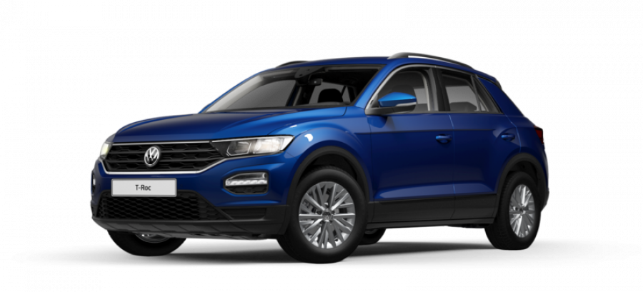 Volkswagen T-Roc, 1,0 TSI 6G, barva modrá