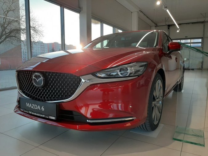 Mazda 6, 2,5i 194k A/T, barva červená