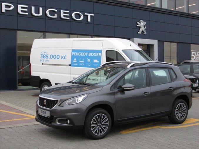 Peugeot 2008, 1.2 110k Active S&S MAN6, barva šedá