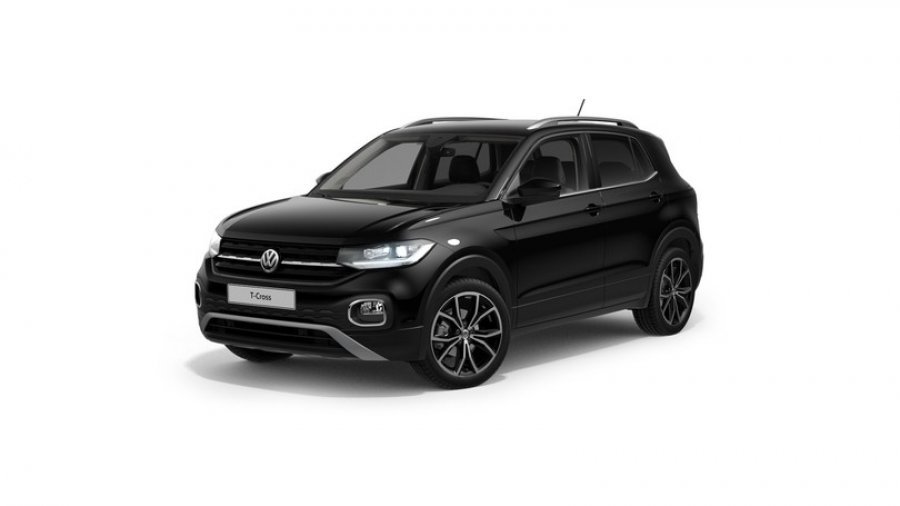 Volkswagen T-Cross, Style 1,5 TSI 110 kW 7DSG, barva černá