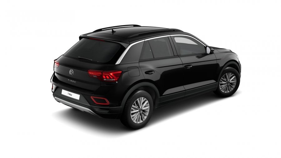 Volkswagen T-Roc, T-Roc Life 2,0 TDI 110 kW 7DSG, barva černá