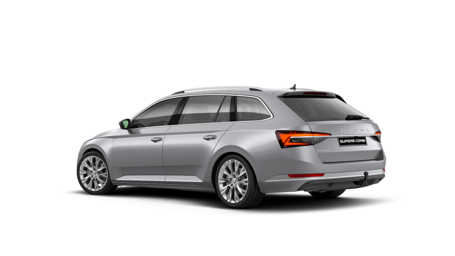 Škoda Superb, 2,0 TDI 147 kW 7-stup. automat. 4x4, barva stříbrná