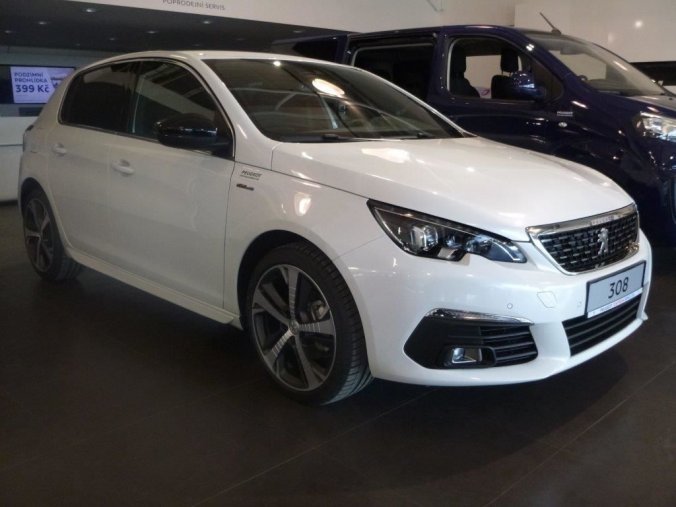 Peugeot 308, 5dv. GT LINE 1.2 PureTech 130 S&S MAN6 - 3394, barva bílá