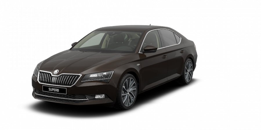 Škoda Superb, 2,0 TDI 140 kW 7-stup. automat., barva hnědá