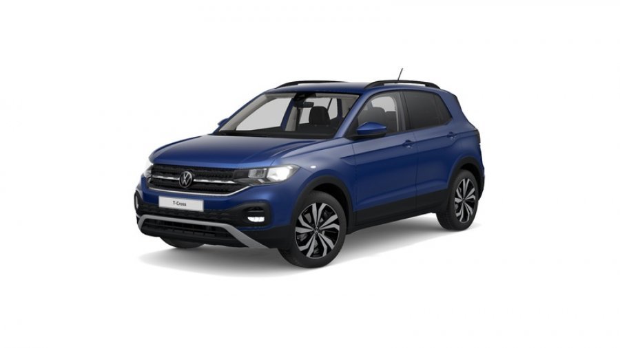 Volkswagen T-Cross, Life 1,0 TSI 70 kW 5G, barva modrá