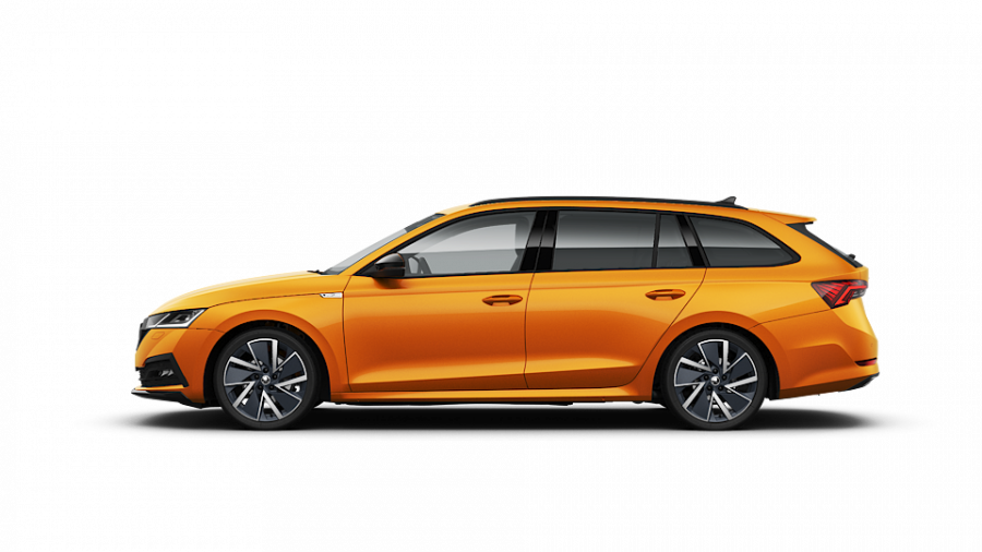 Škoda Octavia, 1,5 TSI 110 kW 6-stup. mech., barva oranžová