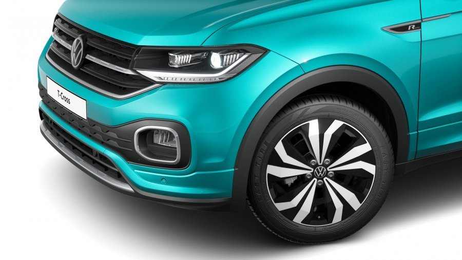 Volkswagen T-Cross, T-Cross Style 1,0 TSI 81 kW 7DSG, barva tyrkysová