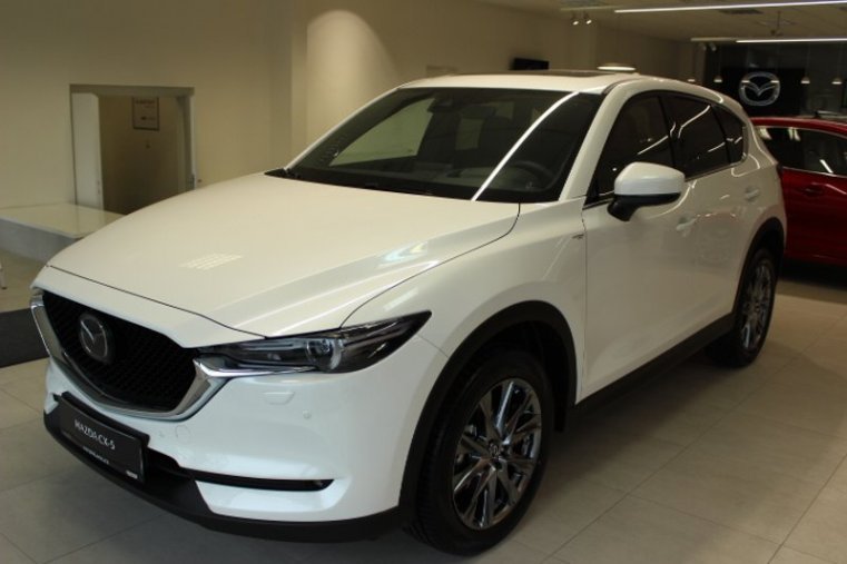 Mazda CX-5, 2,5G 194k AT AWD, barva bílá