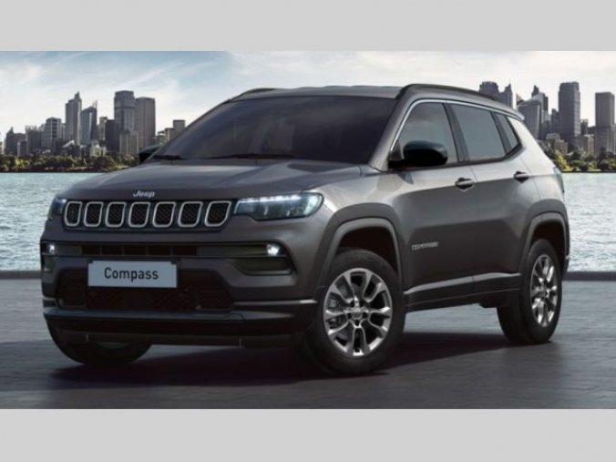 Jeep Compass, LONGITUDE 1.3 Turbo GSE 150k F, barva šedá