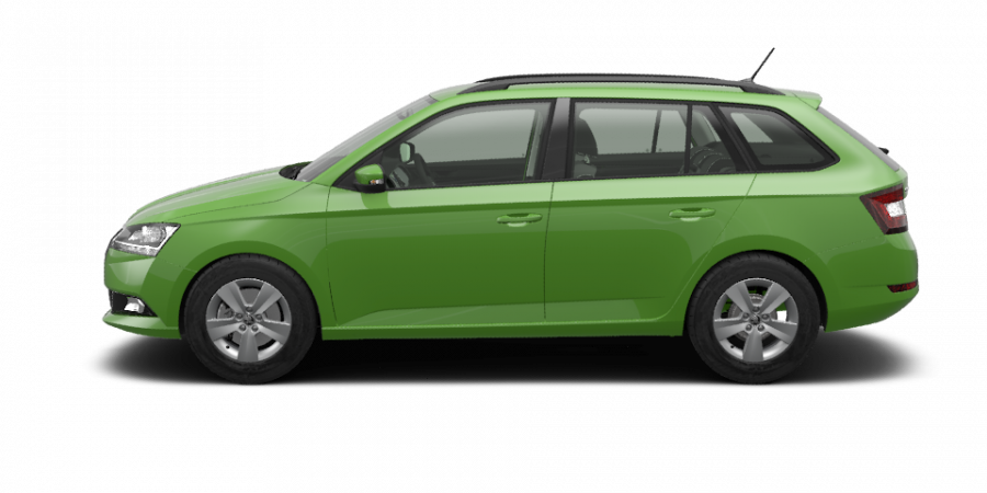 Škoda Fabia, 1,0 MPI 55 kW 5-stup. mech., barva zelená