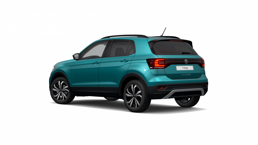 Volkswagen T-Cross, T-Cross Life 1,0 TSI 70 kW 5G, barva tyrkysová