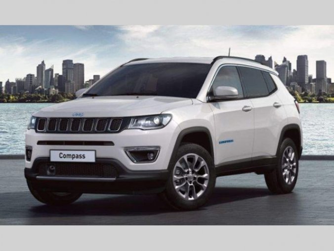 Jeep Compass, Limited 1.3 Turbo GSE 150k FWD, barva bílá