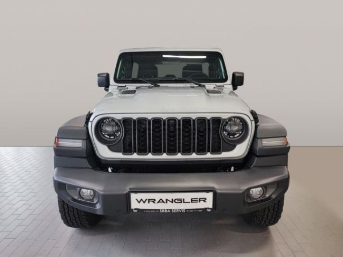 Jeep Wrangler, Rubicon 2.0 Turbo 4WD, barva stříbrná