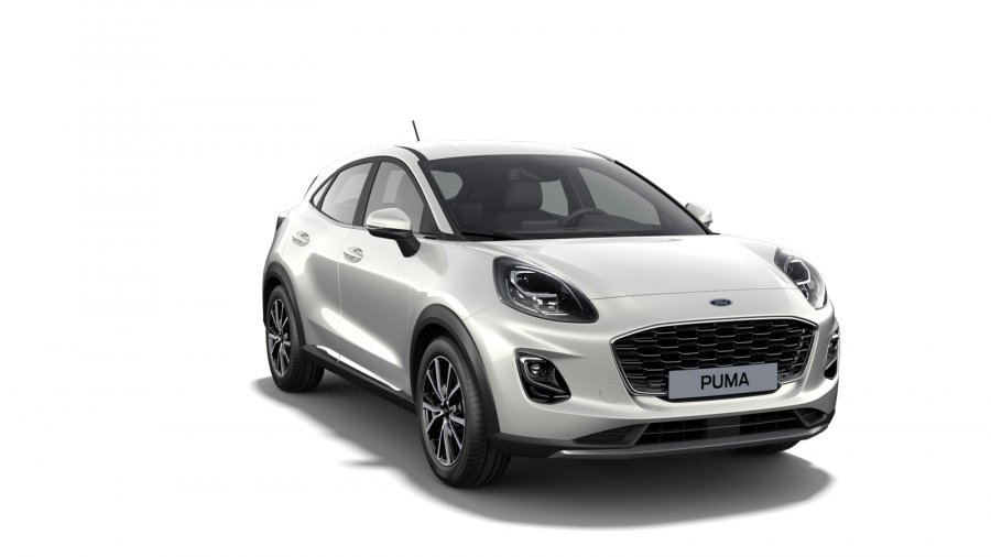 Ford Puma, Titanium, 5dveřová, 1.0 EcoBoost  114 kW/155 k, 6st. manuální, barva bílá