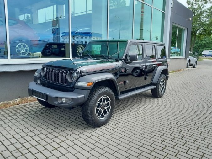 Jeep Wrangler, Unlimited 2,0T  Rubicon ČR, barva černá