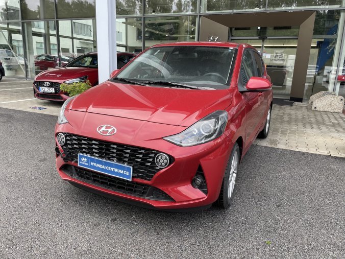 Hyundai i10, 1,0i 49 kW (95 NAT) 5 st. man, barva červená