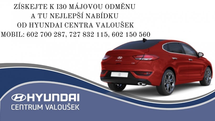 Hyundai i30, 1,0 T-GDI 88 kW (95 NAT) 6 st. man, barva červená