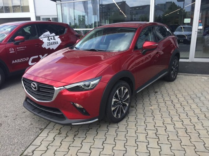 Mazda CX-3, 2,0 Skyactiv-G150 AWD, barva červená