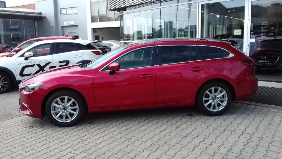 Mazda 6, 2.2D 150k, barva červená