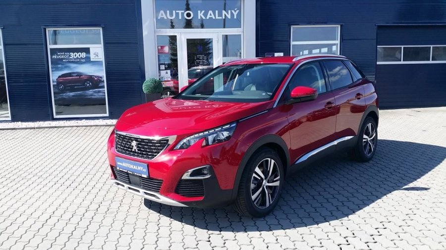 Peugeot 3008, ALLURE 1.2 PureTech 130k MAN6, barva červená