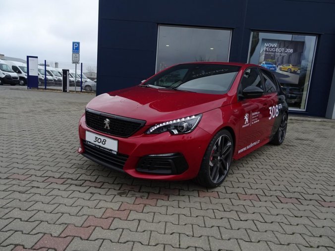 Peugeot 308, GTi 1.6 PureTech 270 k, barva červená