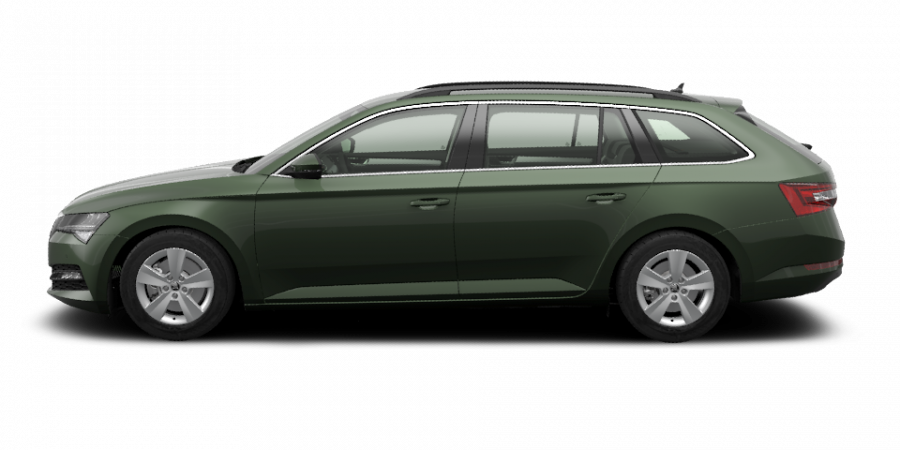 Škoda Superb, 2,0 TDI 110 kW 7-speed automat., barva zelená