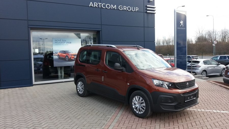 Peugeot Rifter, ACTIVE 1.2 PureTech 110 S&S MAN6, barva hnědá