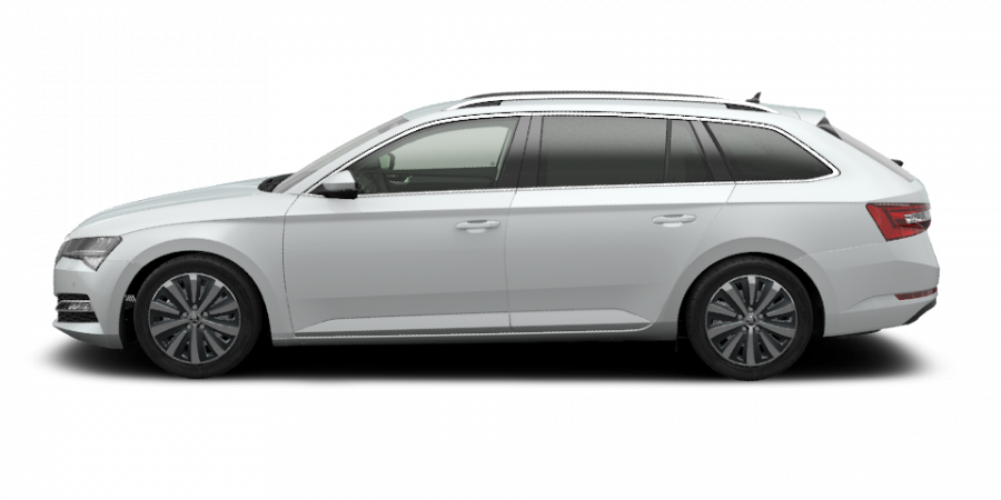 Škoda Superb, 2,0 TDI 140 kW 7-stup. automat., barva bílá