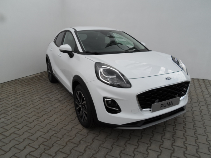 Ford Puma, Titanium, 5dveřová, 1.0 EcoBoost 92 kW/125 k, 6st. manuální, barva bílá