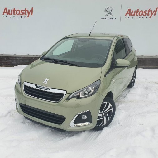 Peugeot 108, ALLURE 1.0 VTi 72 MAN5, barva zelená