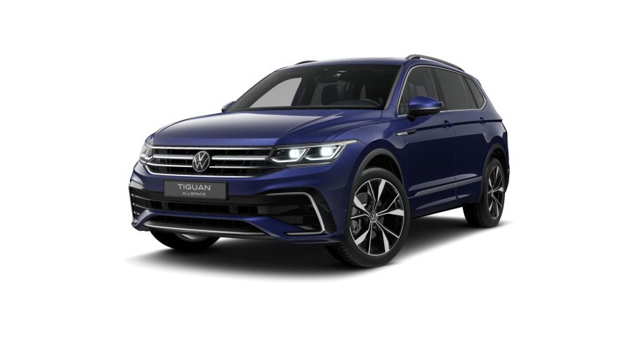 Volkswagen Tiguan Allspace, Allspace R-Line 2,0 TSI 140 kW 4M 7DSG, barva modrá