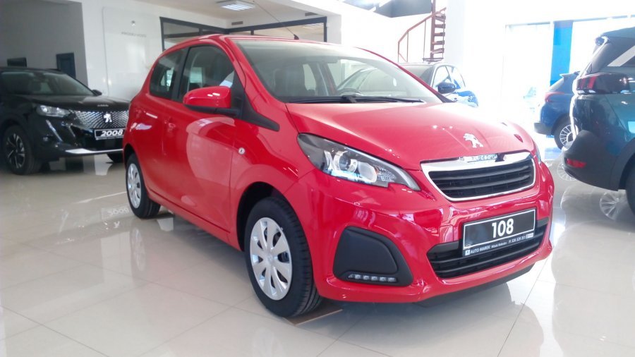 Peugeot 108, ACTIVE 1.0 VTi 72k S&S MAN 5, barva červená