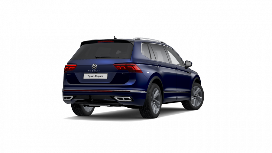 Volkswagen Tiguan Allspace, Allspace R-Line 2,0 TDI 147 kW 4M 7DSG, barva modrá