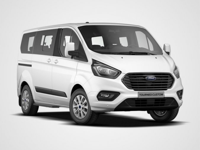 Ford Tourneo Custom, 2,0 EcoBlue, barva bílá