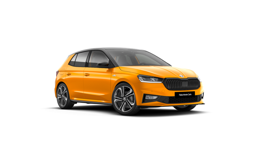 Škoda Fabia, 1,0 TSI 85 kW 6-stup. mech., barva oranžová