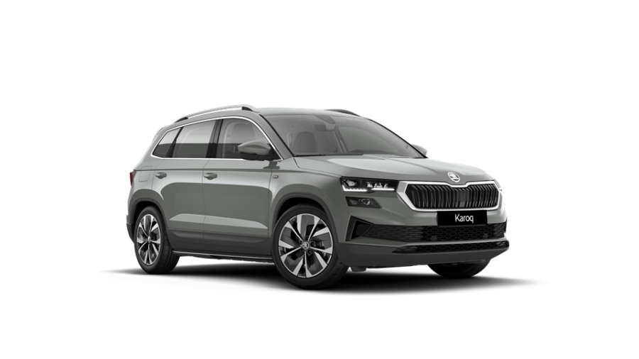 Škoda Karoq, 1,5 TSI 110 kW 6-stup. mech., barva šedá