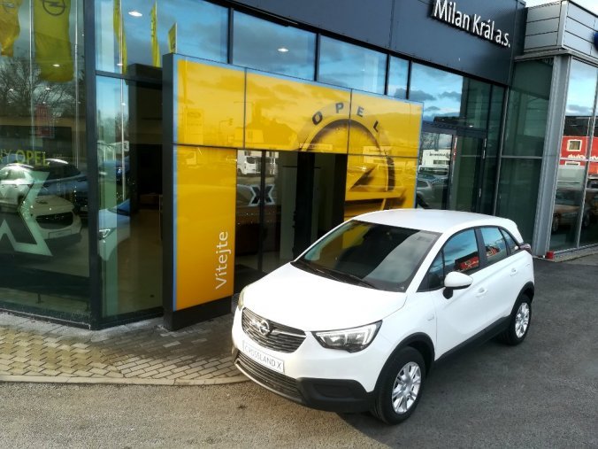 Opel Crossland X, SMILE 1.2 60kW, barva bílá