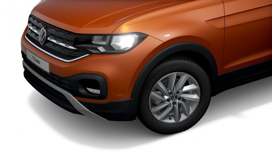 Volkswagen T-Cross, T-Cross Life 1,0 TSI 81 kW 7DSG, barva oranžová