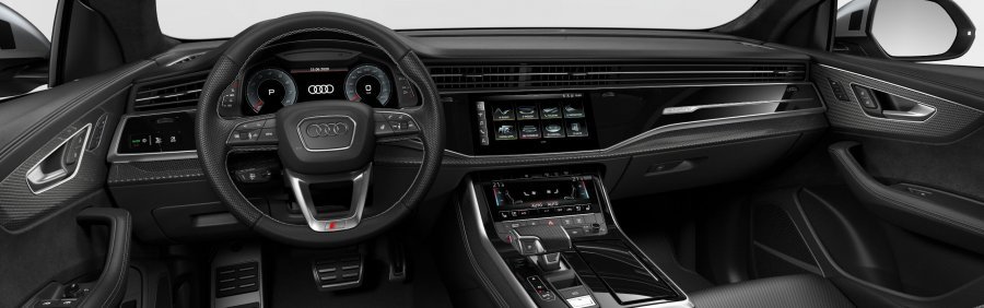 Audi Q8, SQ8 TFSI 373 kW quattro, barva černá