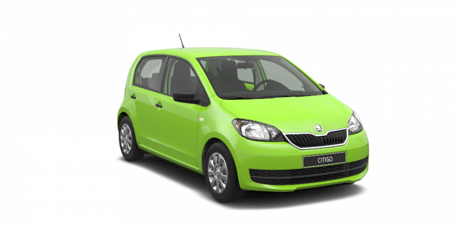 Škoda Citigo, 1,0 MPI 50 kW 5-stup. mech., barva zelená