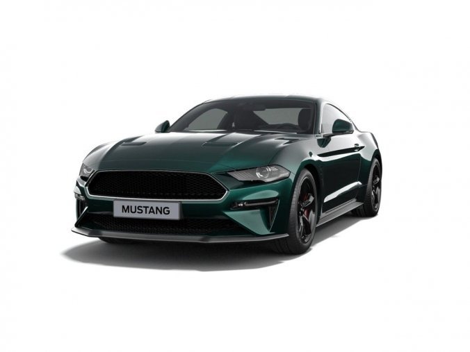 Ford Mustang, liftback, MUSTANG V8 BULLITT Fastback 5,0 BULLITT 338 kW / 460 k, barva zelená