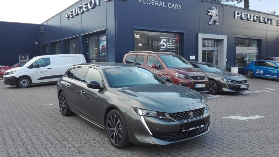 Peugeot 508, SW GT LINE BlueHDi 180 EAT8, barva šedá