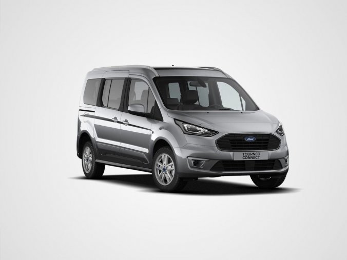 Ford Tourneo Connect, MPV,  L2 TITANIUM 1,5 EcoBlue 88 kW / 120 k, barva stříbrná