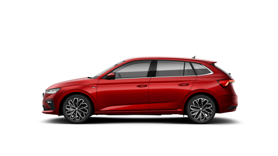 Škoda Scala, 1,5 TSI 110 kW 6-stup. mech., barva červená