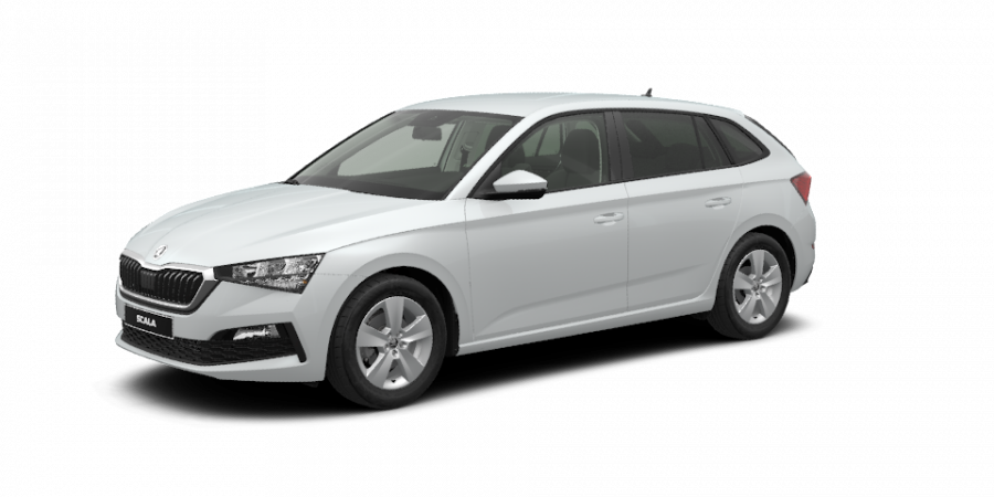 Škoda Scala, 1,6 TDI 85 kW 6-stup. mech., barva bílá