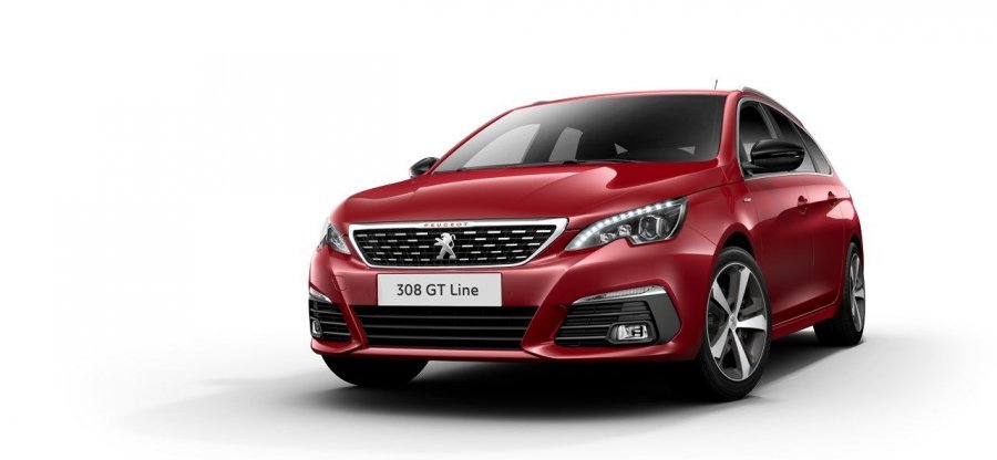 Peugeot 308, SW GT LINE 1.5 BlueHDi 130 S&S EAT8, barva červená